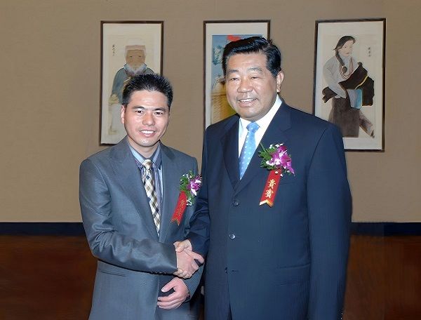 第十七届中央政治局常委，第十一届全国政协主席贾庆林接见蒋锡培